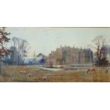 William Matheson
Broughton Castle and Elmleigh, Banbury Oxfordshire
Watercolour and bodycolour,