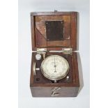 An Elliott speed indicator, by the British Thermostat Co. Ltd, No 14493, in a wooden box 10.