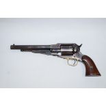 A Remmington new model army revolver 44 calibre, serial S2989, American civil war period,