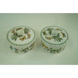 A pair of Portmerion tureens, Botanic garden collection, printed factory marks,