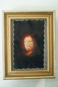 An egg painted with a portrait of Endymion Porter after a painting by William Dobson by Arthur