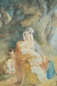 English School, 19th century
Mother and child in a landscape
Watercolour
44cm x 33.