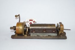 An early 20th century small musical box movement, 17.