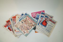 A collection of 1940s-1950s magazines, The Sketch, TV Mirror,