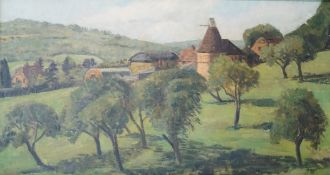 F Lends
Farm Landscape
Oil on canvas
Signed lower right
38cm x 69cm