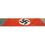 A large Nazi Germany flag, 147cm high,
