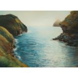 J R Martin
Boscastle
Pastel
Signed lower right
30.