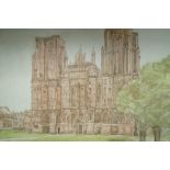 Wallace Joyce
West front view of Wells Cathedral,