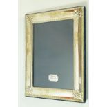 A modern silver photo frame, Sheffield 1995,