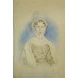 English School, late 19th century 
Portrait of a lady,