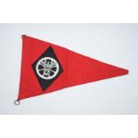 A small Nazi pennant flag,