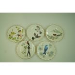 A set of twelve Royal Worcester plates designed by Dorothy Doughty in boxes