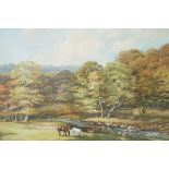 George Horne
Horses in a river landscape
Oil on canvas
Signed lower right
50cm x 76cm