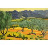 Colville Barclay
Trees in a landscape
Oil on canvas
Signed lower left
27cm x 40.