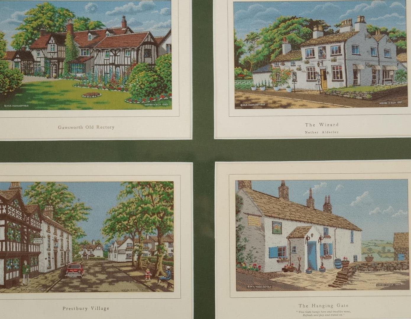 A collection of seven woven silk scenes by B.W.A. Macclesfield, 16. - Image 3 of 4