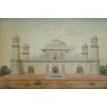 Indian School, 19th century
The Tomb at Agra
Watercolour
14.5cm x 22.