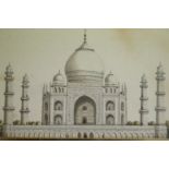 Indian School, 19th century
The Taj Mahal
Watercolour
8.