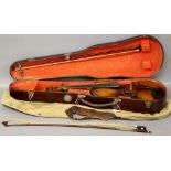 A mid 19th Century German full-size viol