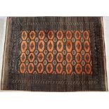 A Turkoman style Moltan carpet - (Afghan