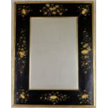 A 1920s continental hand painted mirror