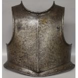 An English Civil War breast plate.