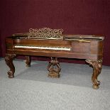 Steinway Rosewood Square Piano {Dimensions 38 x 81 x 43 inches}