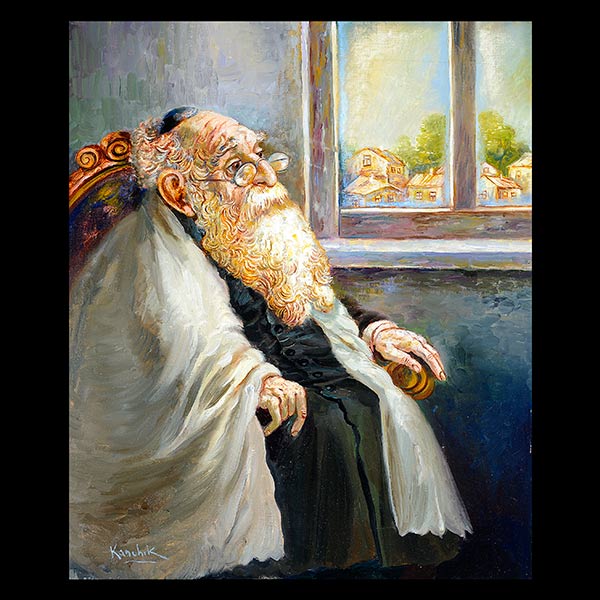 ALEXANDER KANCHIK  (Russian Federation b. 1959) "Silver Day, 2012" Oil on canvas.  23 3/4 x 19 3/4
