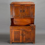 American Dry Sink with Hutch, Late 18th/Early 19th Century {Dimensions 73 3/4 x 44 x 21 inches}