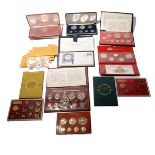 Lot of Proof and Uncirculated Sets Including Papua New Guinea; Cook Islands; Liberia Bahamas;