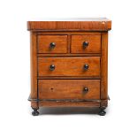 Salesman Sample Chest, 19th Century {Dimensions 14 3/4 x 13 x 9 3/4 inches} [Overall losses and
