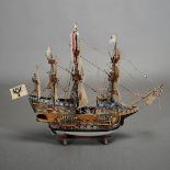 German Ship Model, AD 1566 {Maximum dimensions 30 x 34 x 12 inches}