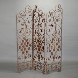 Wrought Iron Three Panel Screen {Dimensions of each panel 75 3/4 x 19 3/4 inches}