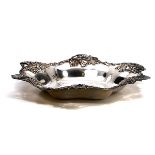 Art Nouveau Shreve Sterling Bowl, stamped SHREVE & CO.,SAN FRANCISCO, STERLING on base {Total silver