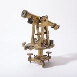 Gilt Brass Surveyor's Level {Dimensions 10 1/2 x 10 x 6 inches}