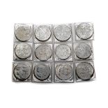 Lot of 12 Silver Turkish Selim III Coins.   Each weighs approximately 1.15 ounces.