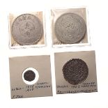 Lot of 4 Chinese Turkestan Silver Coins.