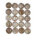 Lot of 20 Morgan Dollars.  Including 1882(O), 1883, 1884(S), 1885-2, 1887(O), 1888(O), 1889-2,