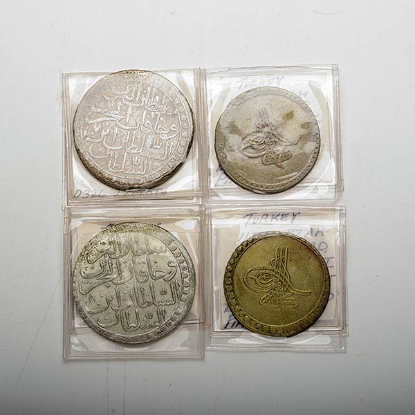 Lot of 12 Silver Turkish Mostafa III Coins. - Image 5 of 5