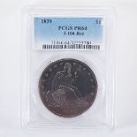 US 1839 Gobrecht Dollar PCGS PR64J-104 Restrike.