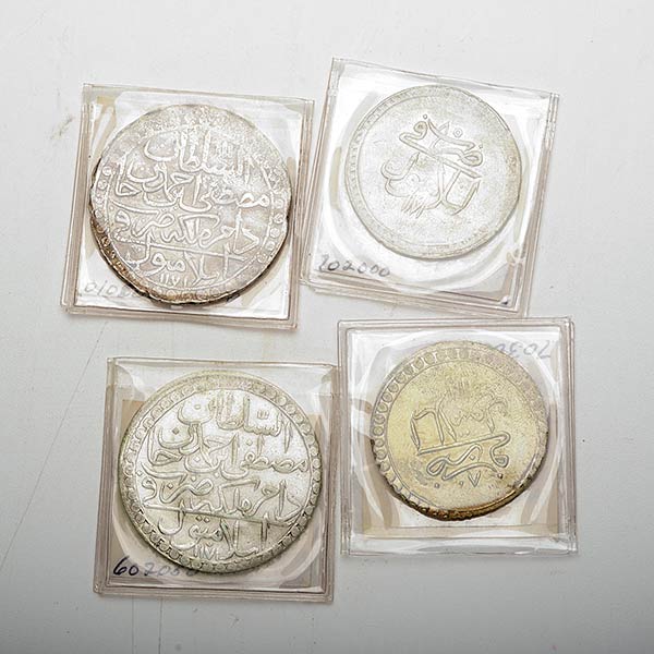 Lot of 12 Silver Turkish Mostafa III Coins. - Image 4 of 5