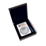 Silver China Panda Medal 2012, NGC Certified PF70.   Ultra cameo, 5 ounce, in wooden presentation