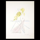 After SALVADOR DALI  (Spanish 1904-1989) "Venus"  Etching. 29 x 21 1/8 inches; Framed: 39 x 31