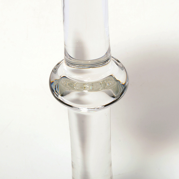 Pair of Val St. Lambert Crystal Candlesticks {Height 16 1/2 inches} - Image 5 of 5