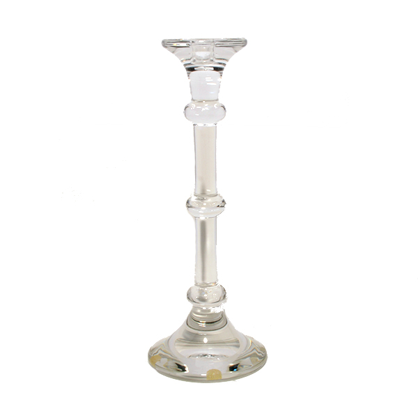 Pair of Val St. Lambert Crystal Candlesticks {Height 16 1/2 inches} - Image 2 of 5