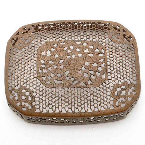 Two Copper Hand Warmers The first is for rectangular form with rounded corners and an arching - Image 8 of 9