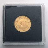 Columbia 1968 Gold 100 Pesos Coin Proof.