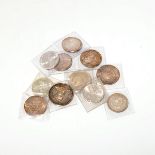 Lot of 11 Mexican Silver Coins.