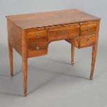 Italian Walnut Writing Desk {Dimensions 28 x 33 1/2 x 20 inches} [keys]