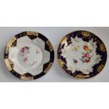 Two 19thC Rathbone saucer dishes,