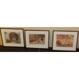 Three Russell Flint colour prints